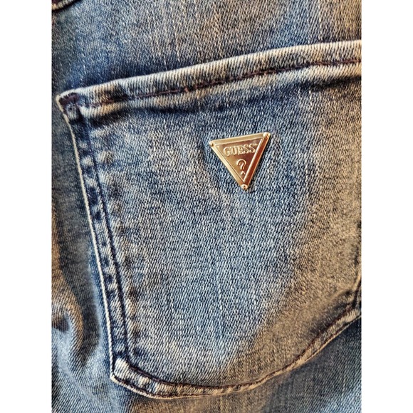 Vintage Y2K Guess Jean Mini Skirt, Size Small - Picture 4 of 6